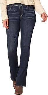 Democracy Ab Solution Itty Bitty Bootcut Glider Jeans da donna a vita alta