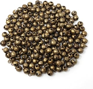 200pcs Vintage Bronze Tone Alloy Bell Charms Pendants for DIY Jewelry Making Crafts