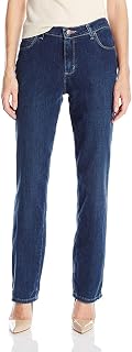 Lee Women's Petite Relaxed Fit Straight Leg Jean