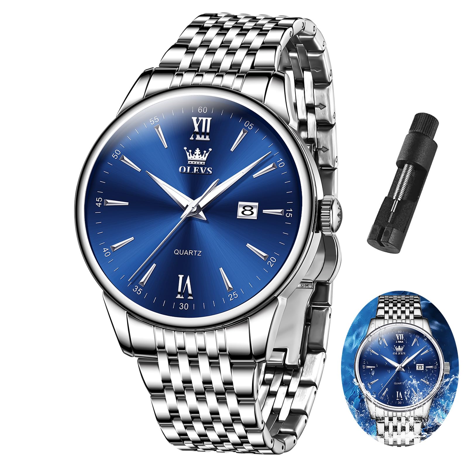 OLEVS TASUO-S-G5009GB-BL Orologio