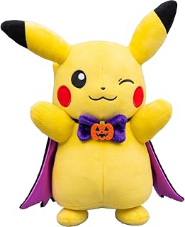 Pokemon Pikachu Plush with Spooky Cape - 8-Inch Plush with Unique Accessory