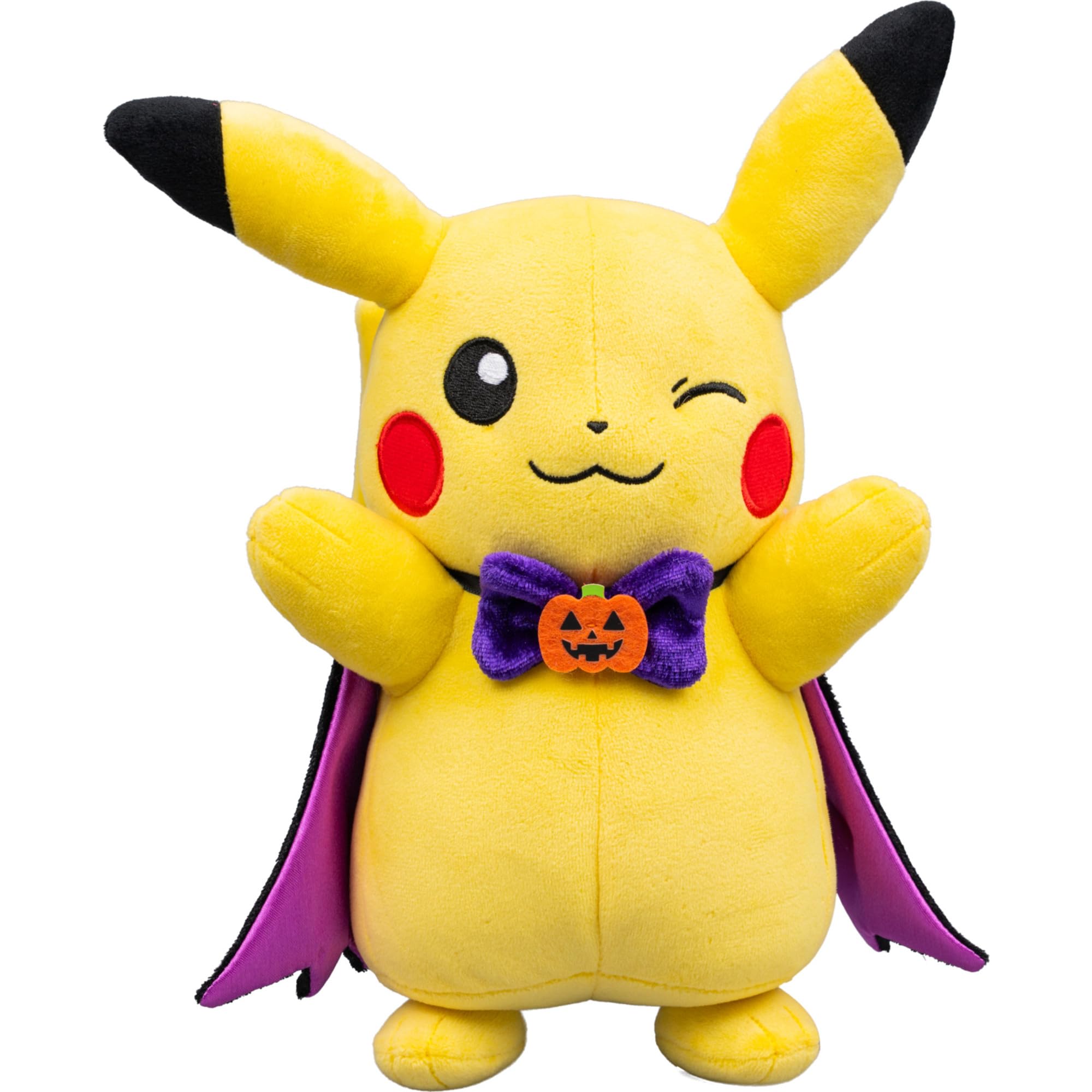 Pokemon Pikachu Plush with Spooky Cape - 8-Inch Plush with Unique Accessory