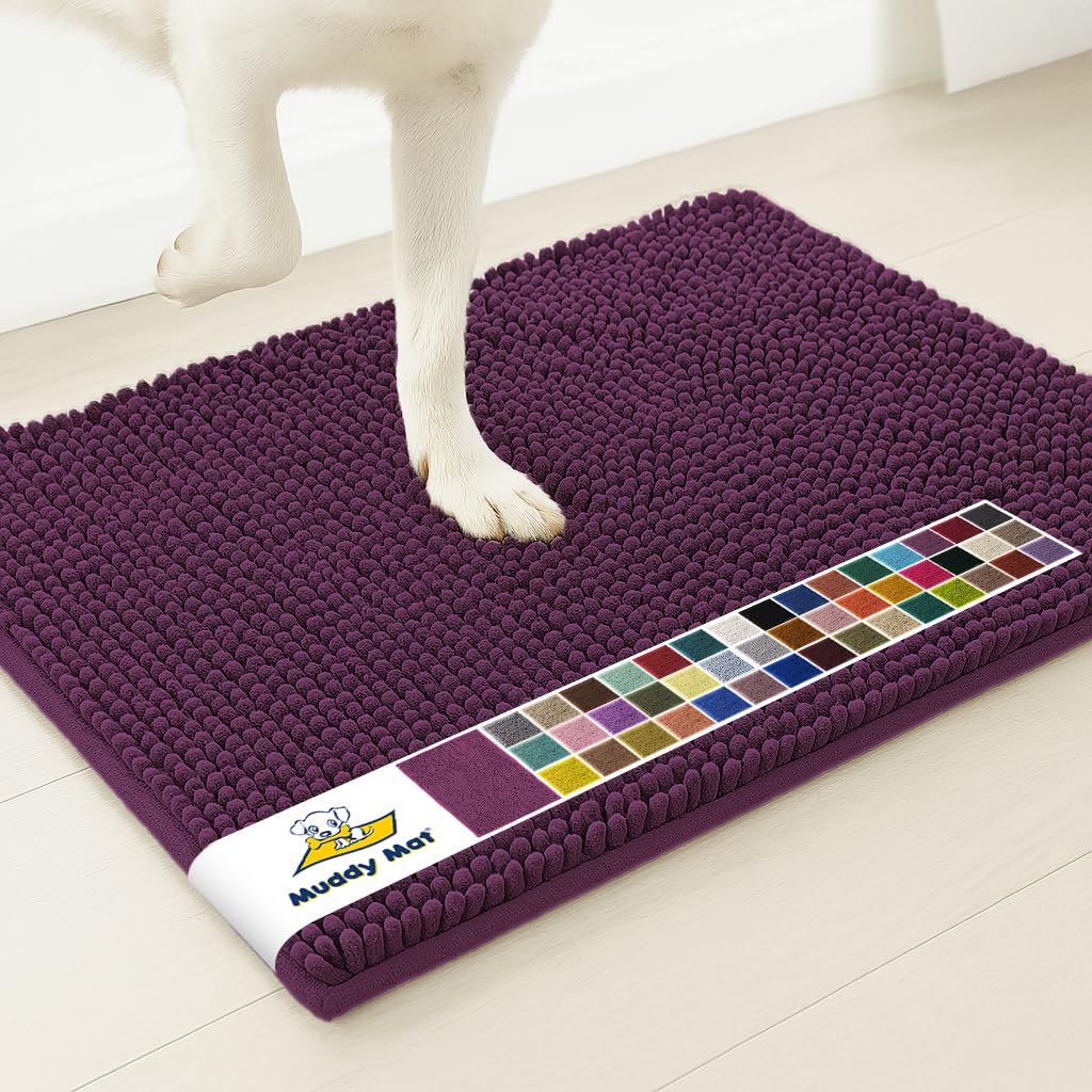 Muddy Mat® | Super Absorbent Door Mat Indoor, Microfiber Quick Dry Chenille Entr