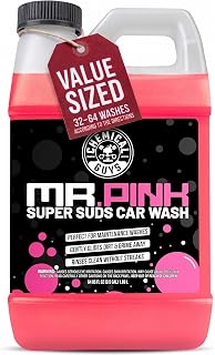 Chemical Guys, Mr. Pink Car Wash Soap, Foam Cannon &amp; Bucket Wash, 64 oz | Thick foaming suds lift dirt and grime, pressure washer soap, foam gun or bucket, gentle on wax and coatings, candy scent