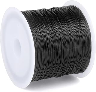 328FT 26 Gauge Jewelry Wire for Jewelry Making Copper Metal Wire for Crafts | Black Bendable Thin Beading Wire Bulk for Necklace Bracelet Crafts
