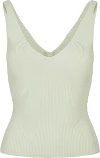 URBAN CLASSICS Women's Tank Top, Sleeveless Camisole in Viscose, V-Neck, Women's Summer Top, Available in Various Colours and Sizes XS - 5XL
