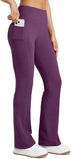WILLIT Women's Thermal Leggings Yoga Leggings Winter Warm Sports Leggings High Waist with Pockets