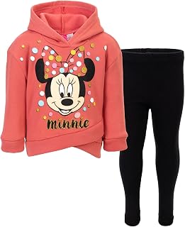 Disney Minnie Mouse Mickey Mouse Fleece Hoodie & Leggings for Big Kids