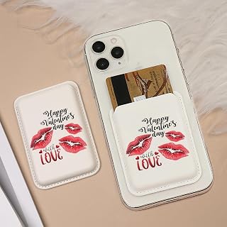 Millennium Y2K Letter Series Phone Adhesive Card Holder, Portable Self Adhesive, Perfectly Fit Your Phone, Can Hold Various Card Cases, Suitable for Various Scenarios and Card Wallets, XYYP00323