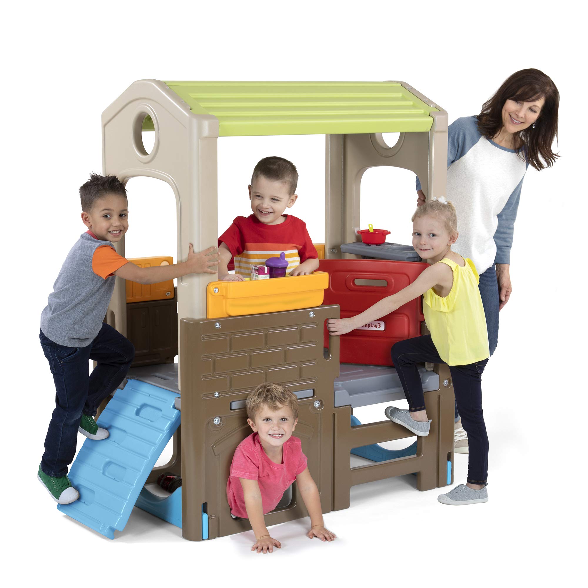 Simplay3 Young Explorers Discovery Playhouse - Indoor or Outdoor Clubhouse and A