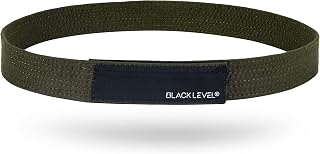 BLACKLEVEL Schnallenfreier Gürtel | Herren und Damen | Metallfreier Gürtel | Komfortabel und Leicht | Klettverschluss | Präzise Passform