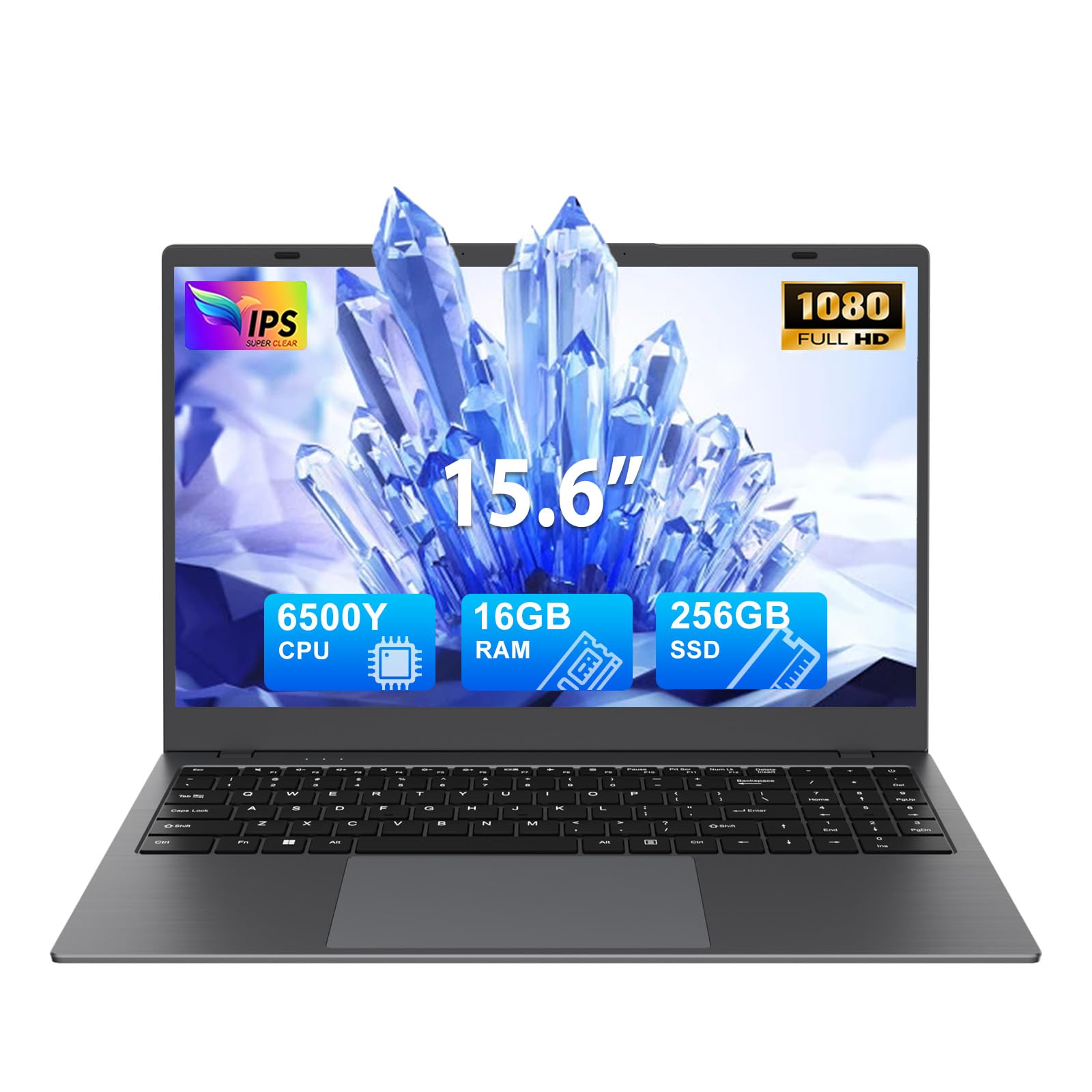 LEOXYN 15.6 Inch Laptop,Pentium Gold 6500Y Processor(Up to 3.4GHz) 16GB RAM 256G