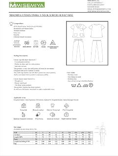 MISEMIYA - Unisex Sanitary Uniforms Medical Uniforms Sanitary Sets BZ-817-8312