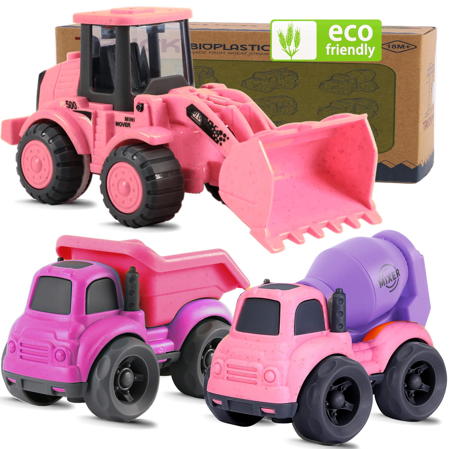 vusum Toddler Toys for 2 Year Old Girl Gifts,Kids Toys for Age 2-4,Dump Truck Ce
