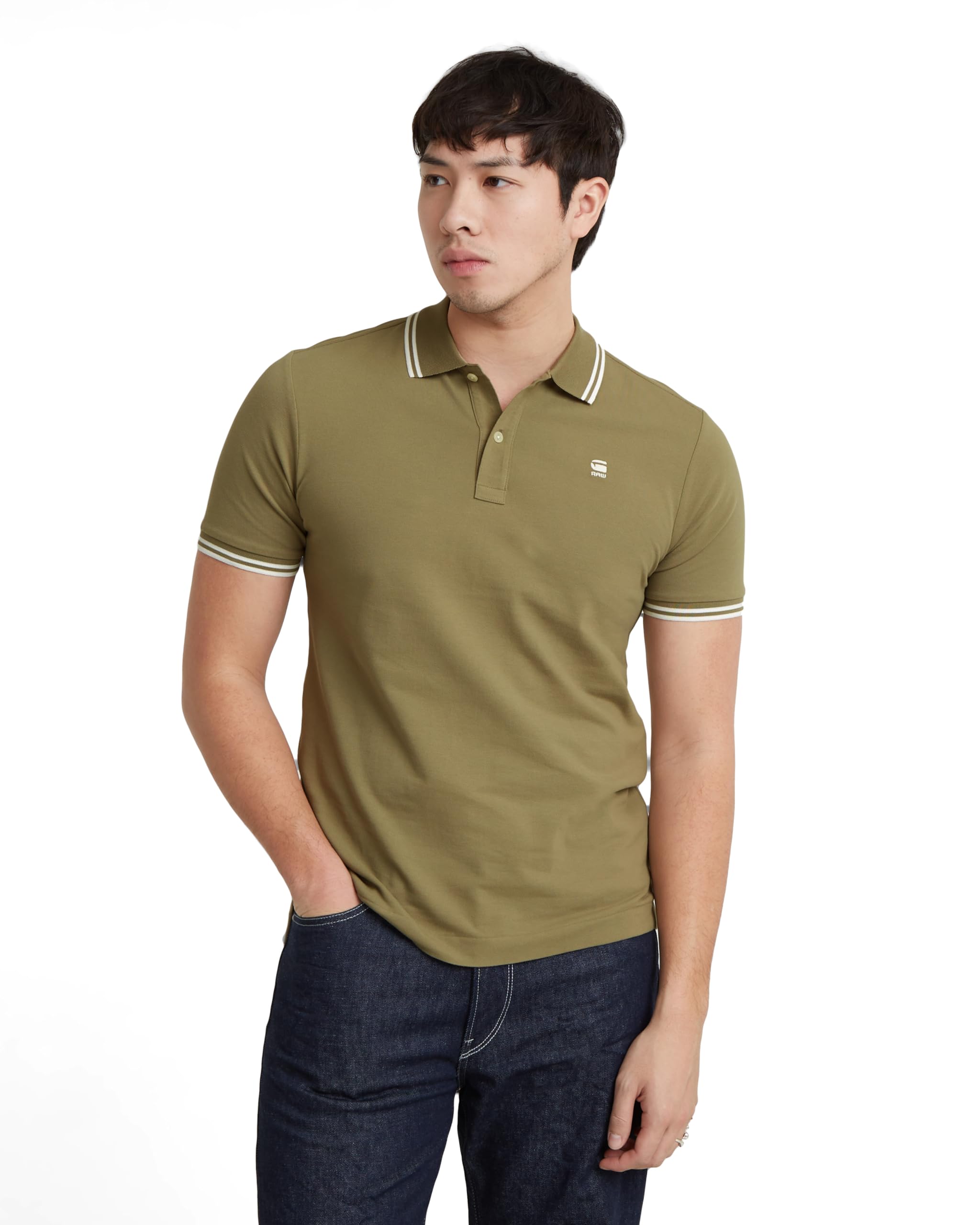 G-Star Dunda Slim Stripe Men's Polo Shirt