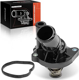 A-Premium Engine Coolant Thermostat Housing Assembly | Compatible with Ford, Mazda, Mercury, Lincoln - 2003-2022 - Escape, Focus, Fusion, Ranger, 3, 5, 6, Tribute, Mariner & More