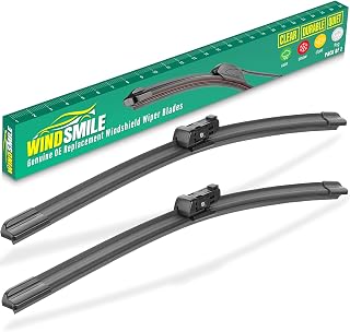 WINDSMILE Windshield Wiper Blades Replacement for Tesla Model 3 Model Y | Fits Model 3 2017-2025 &amp; Model Y 2020-2025, 26"+19" Front 2-Piece Set, Streak-Free, Premium OEM Quality, Easy Install