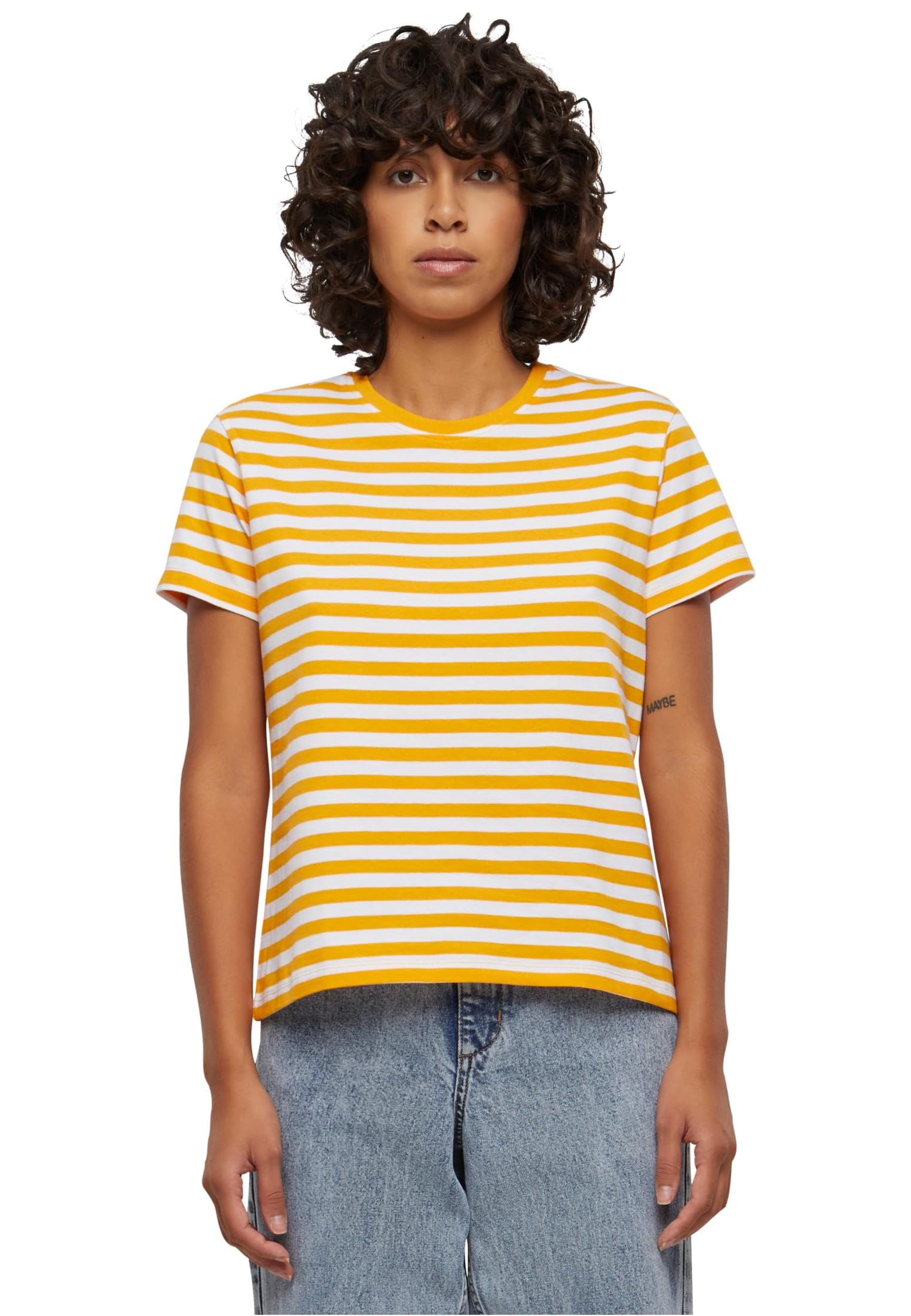 Urban Classics Camiseta de Rayas Regulares para Mujer Camiseta Mujer