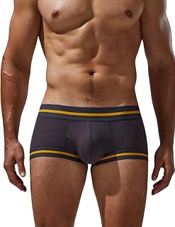Boxer Taille Basse Sexy en Soie glacée Modal pour Homme