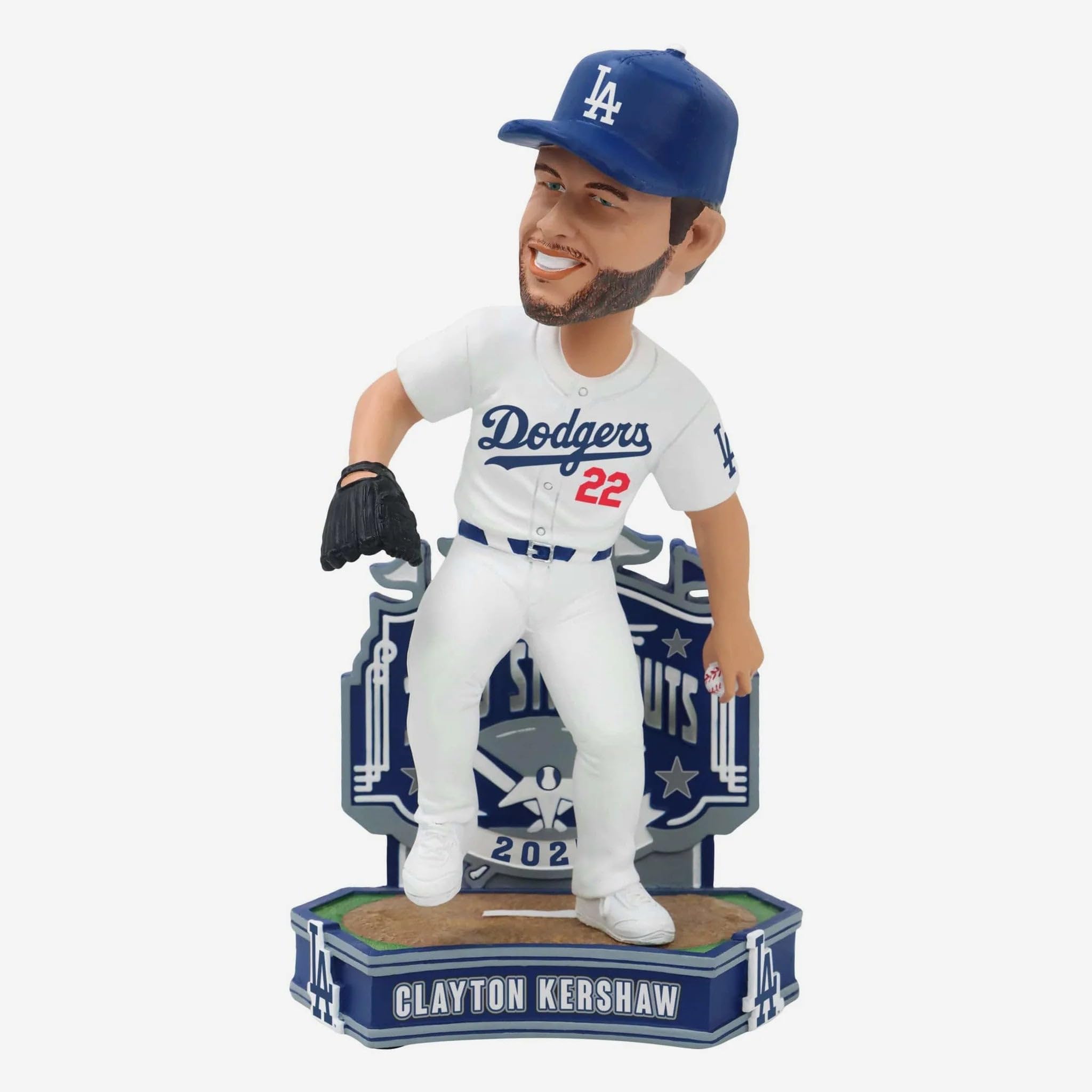 Clayton Kershaw Los Angeles Dodgers 3,000 Career Strikeouts Milestone Bobblehead