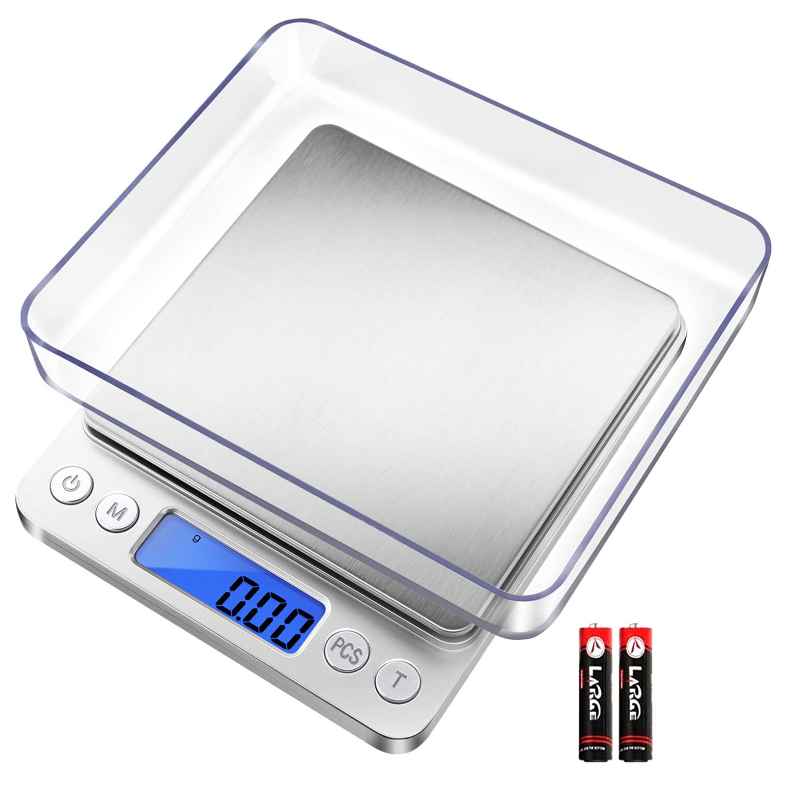 Fuzion Digital Gram Scale .01 Gram Accuracy, 500g Small Jewelry Scale | Small Ki