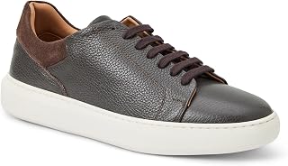 Bruno Magli Men's Salvatore Sneakers, Leather Shoes with Lace-Up Style