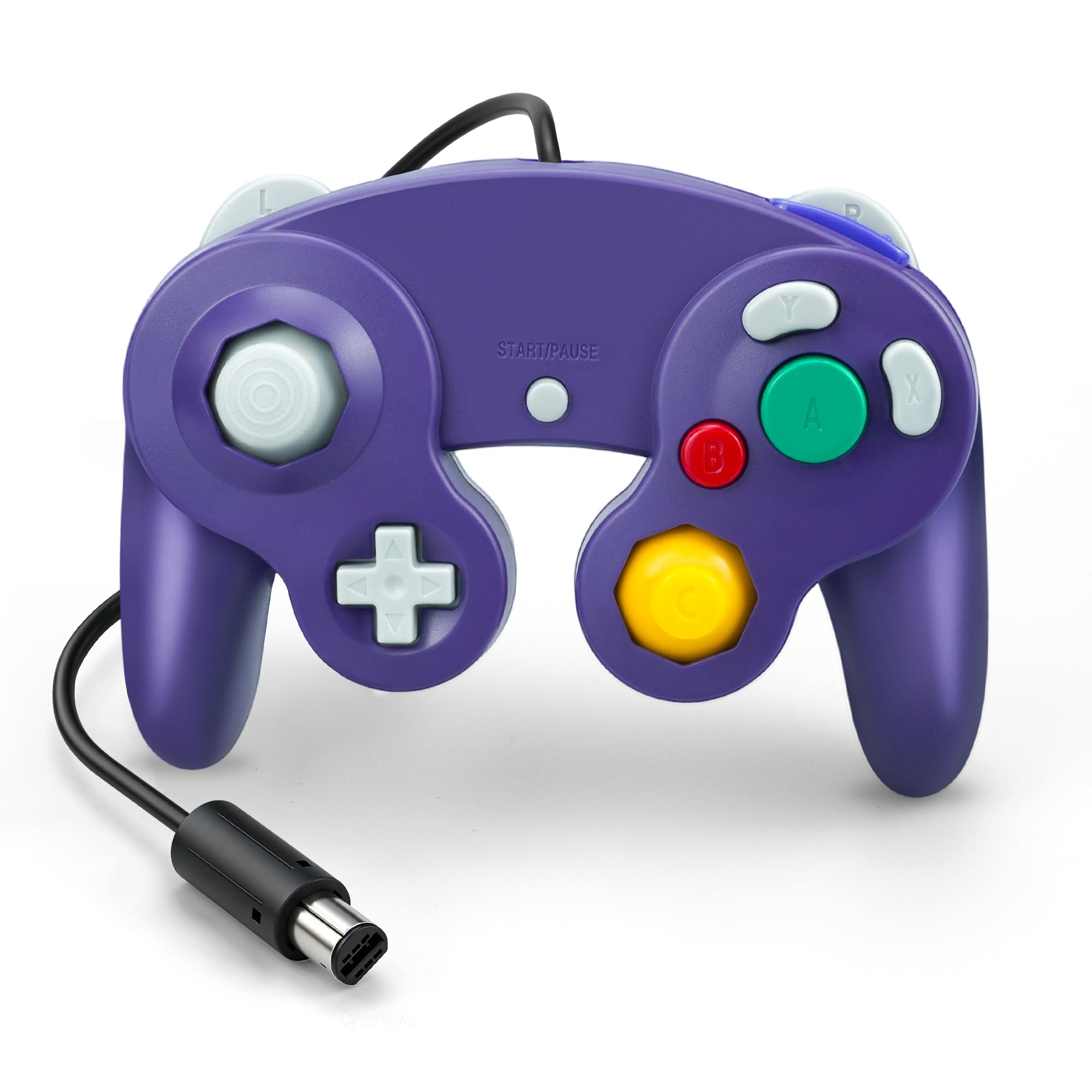 CirKa Wired Controller for GameCube/ Wii (Purple) | Classic Gamepad