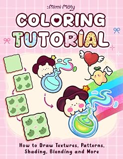 Coloring Tutorial: How to Draw Textures, Patterns, Shading, and Blending, Simple Step-by-Step Guide to Color and Relax