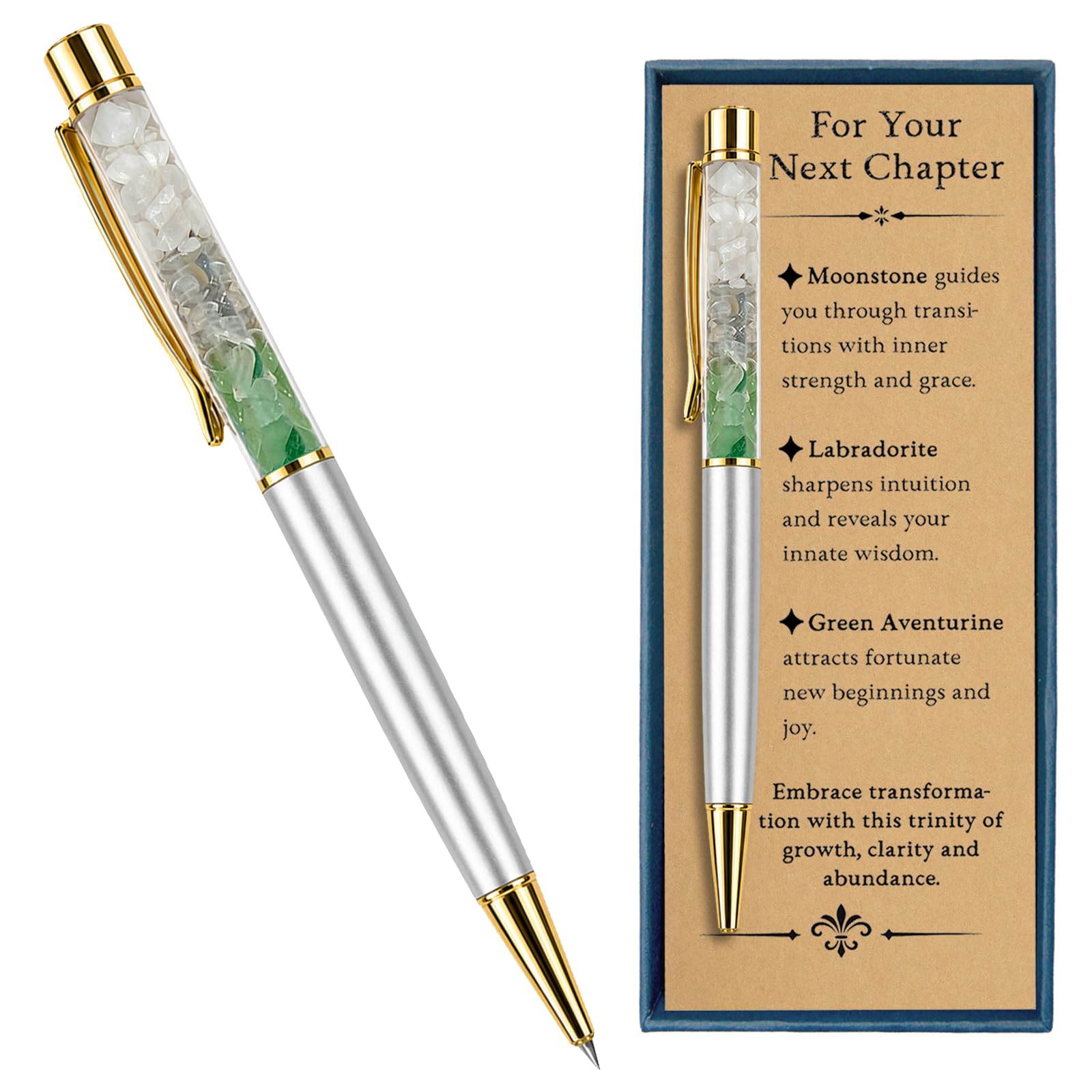 Next Chapter Crystal Pen for Women, New Beginnings Gift, New Job Gift | New Job 