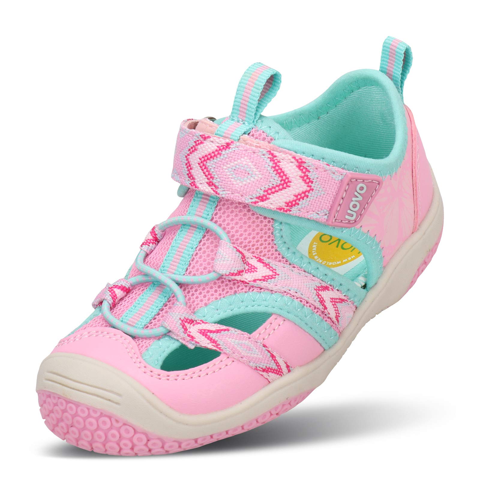 UOVO Summer Sports Sandals for Boys with Soft Non-Slip Sole Buckle Closure and R