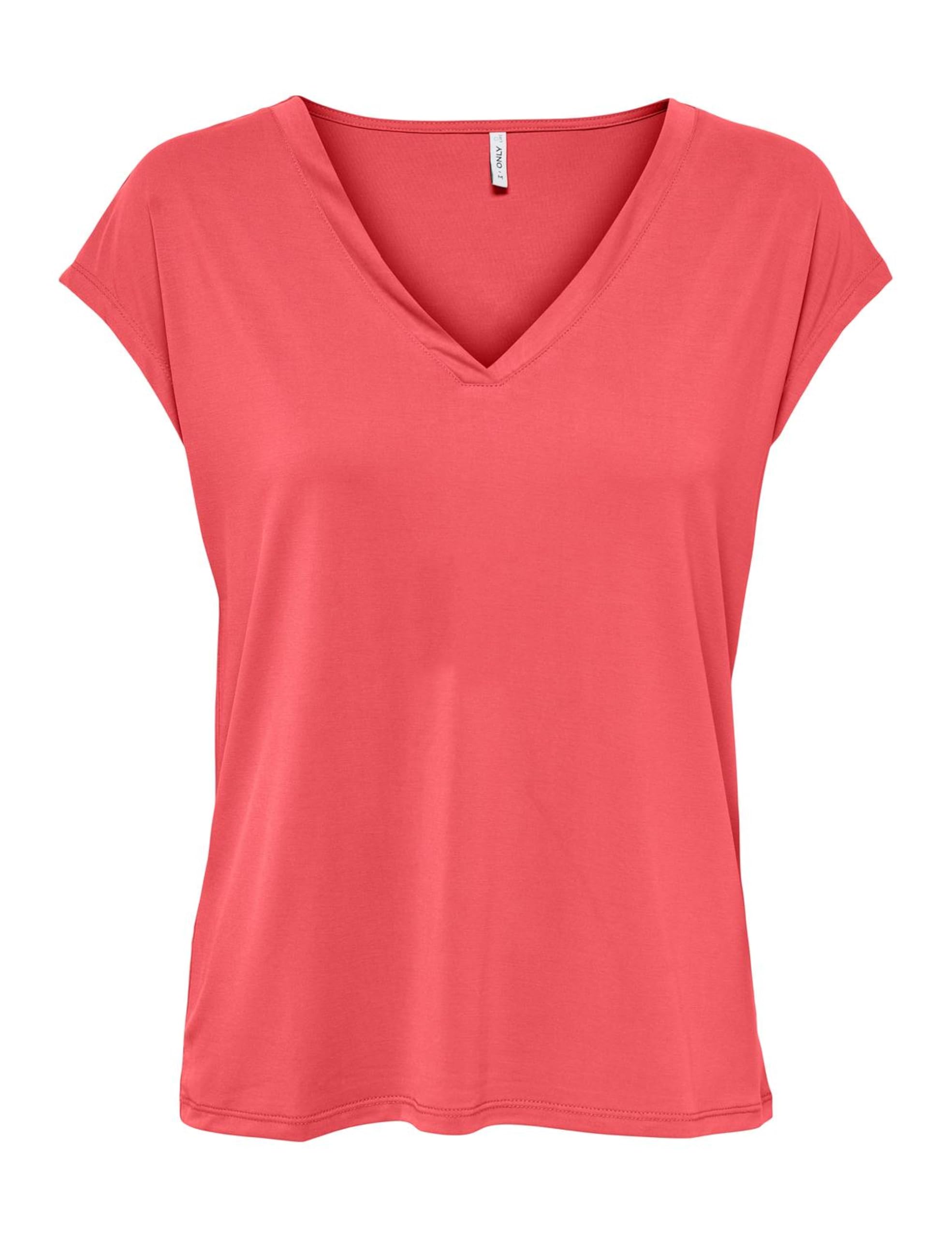 ONLY Women's Onlfree Life S/S Mod.v-Neck Top JRS Noos Onlfree Life S/S Mod.V-Nec