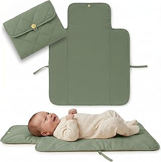 Portable Diaper Changing Pad - Soft and Easy to Clean Mat for Babies | The Perfect Lightweight and Foldable Diaper Changing Mat for Traveling