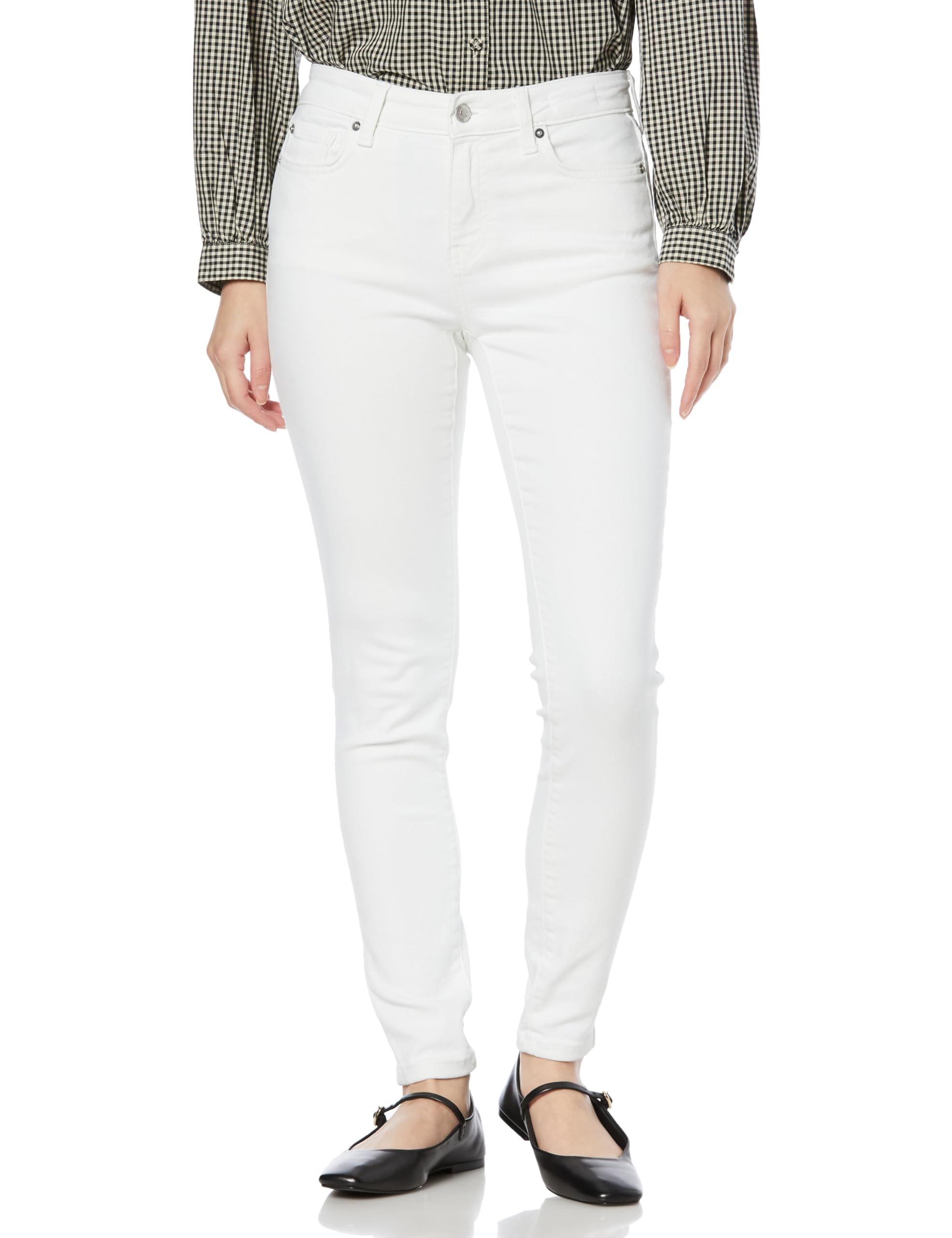 Amazon Essentials Women's Mid Rise Stretch Skinny Jeans