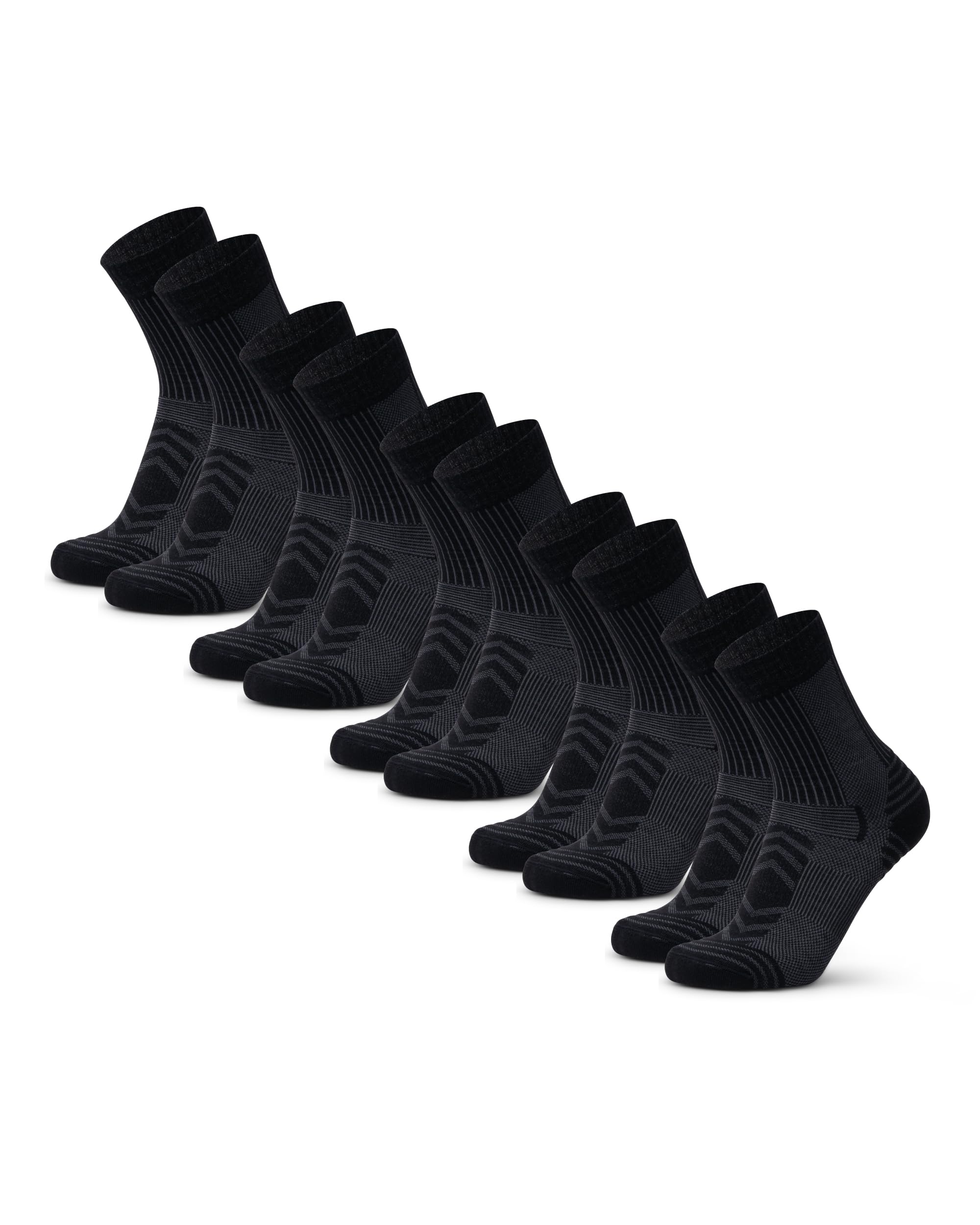 DANISH ENDURANCE Hiking Light Socks, Thin, Climbing Socks, Merino Wool, Blister 