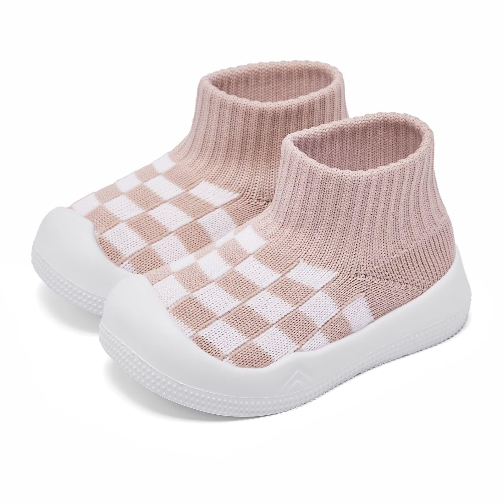 Eashi Baby Boy Girl Non-Skid Indoor Infant Walking Shoes Breathable Warm Elastic