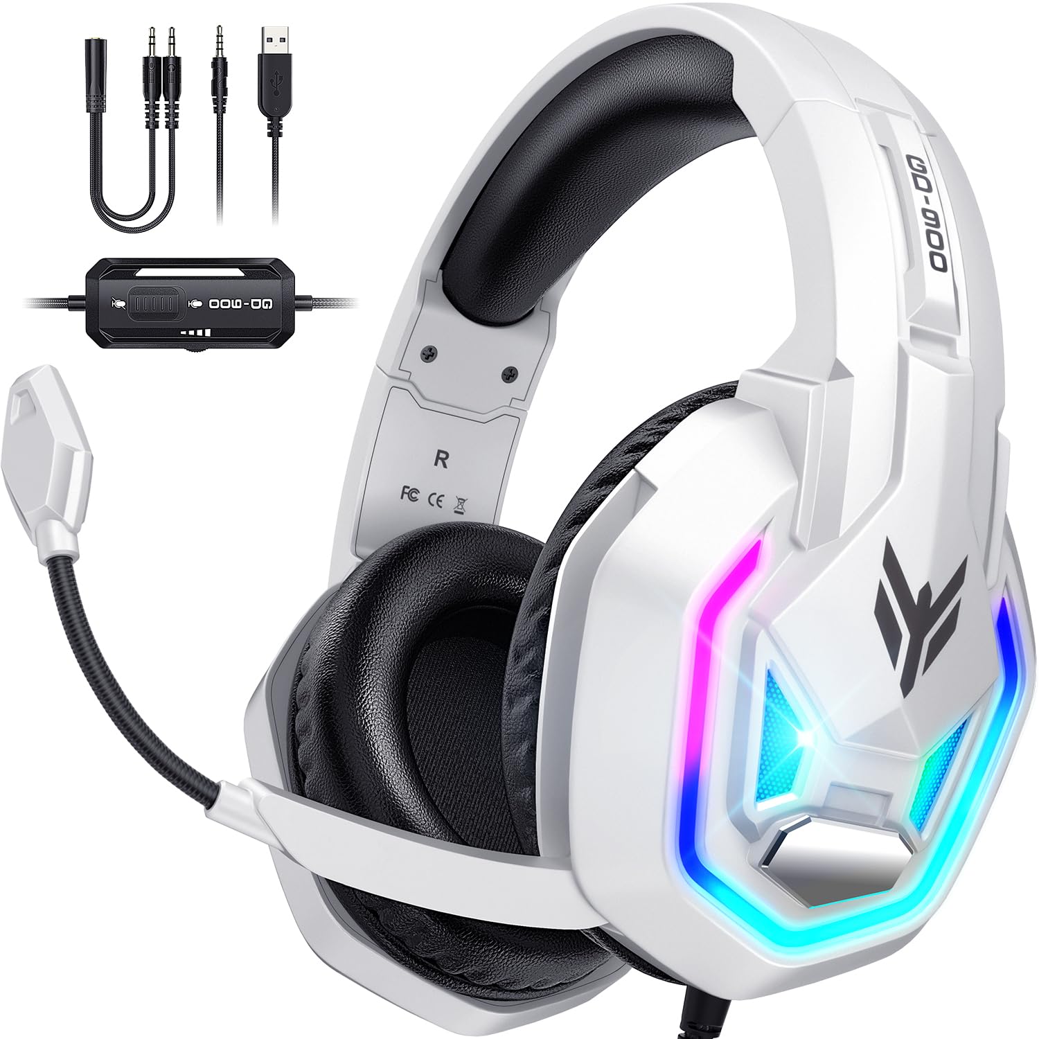 Gaming Headset for Xbox Series X|S Xbox One PS5 PS4 PC Switch Mac, Wired | 7.1 S