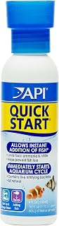 API Quick Start Freshwater & Saltwater Aquarium Nitrifying Bacteria (4 oz) | Allows You to Add Fish Faster - Reduces Harmful Compounds - Treats Up to 120 Gallons - New Aquarium Setup or Water Change