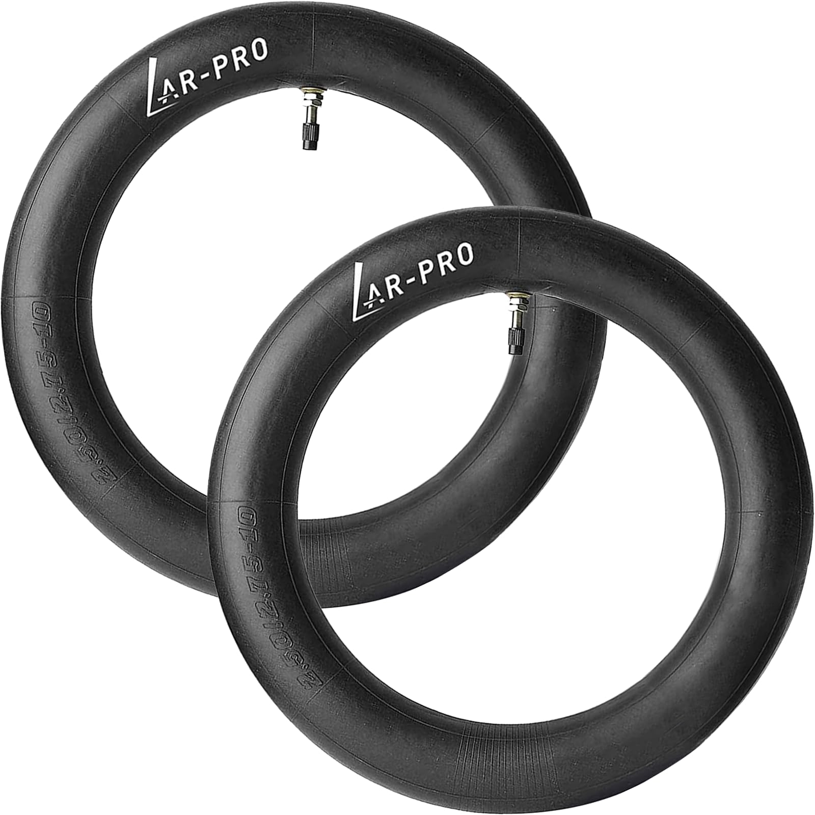 AR-PRO (2-Pack) 2.50/2.75-10 Dirt Bike Replacement Inner Tubes Heavy Duty|Compat