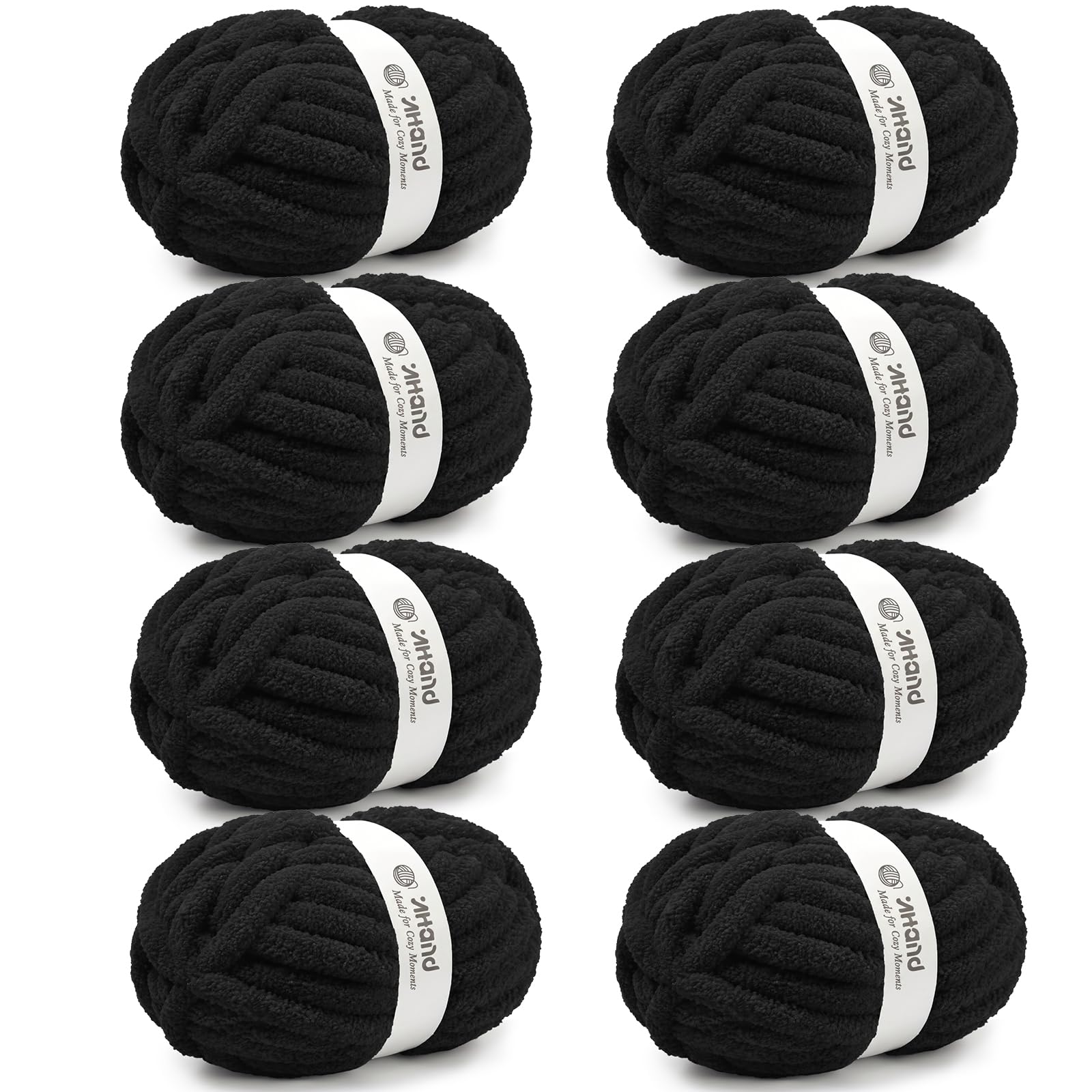 Inhand Chunky Chenille Yarn for Hand Knitting,Thick Bulky Blanket Yarn for Croch