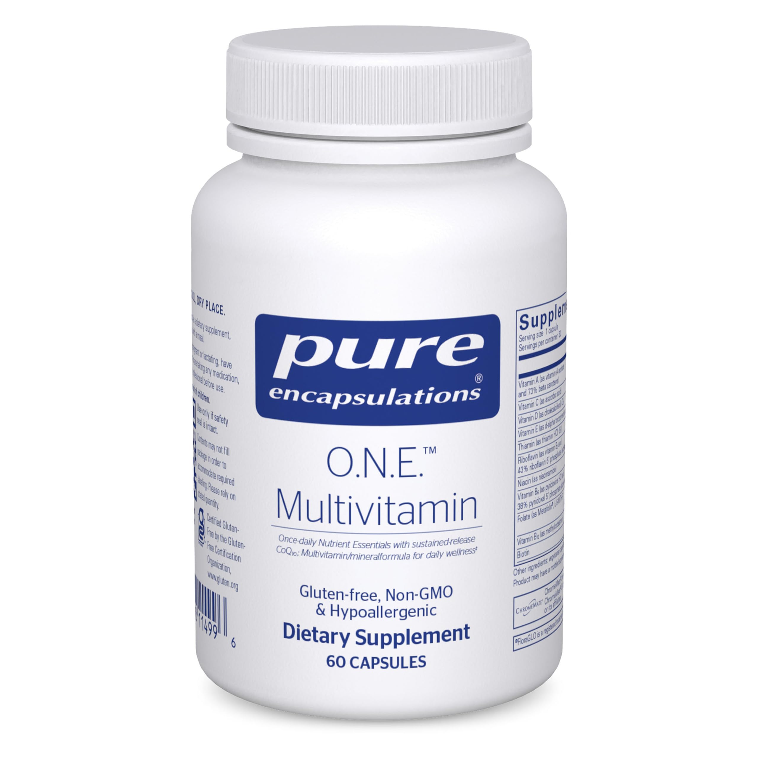 Pure Encapsulations O.N.E. Multivitamin, 60 Capsules | Once Daily Multivitamin w