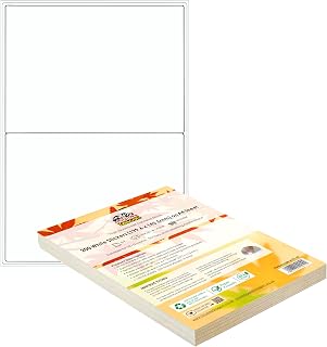 A4 Double Dragon Self Adhesive Address Labels, 2 per Sheet, 100 Sheets, 200 Labels, 199.6 x 143.5 mm (200 Labels)