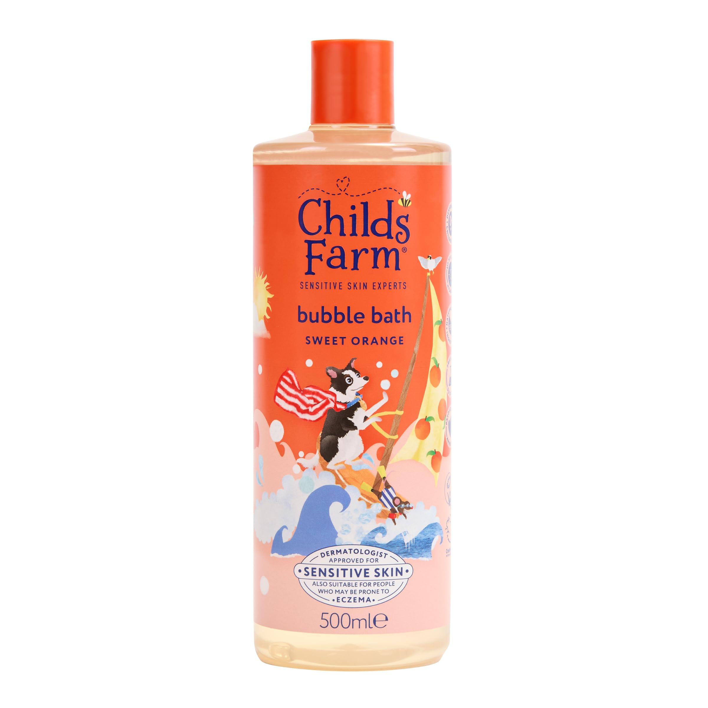 Childs Farm Kids Bubble Bath, Sweet Orange | Gently Cleanses & Soothes | Suitabl
