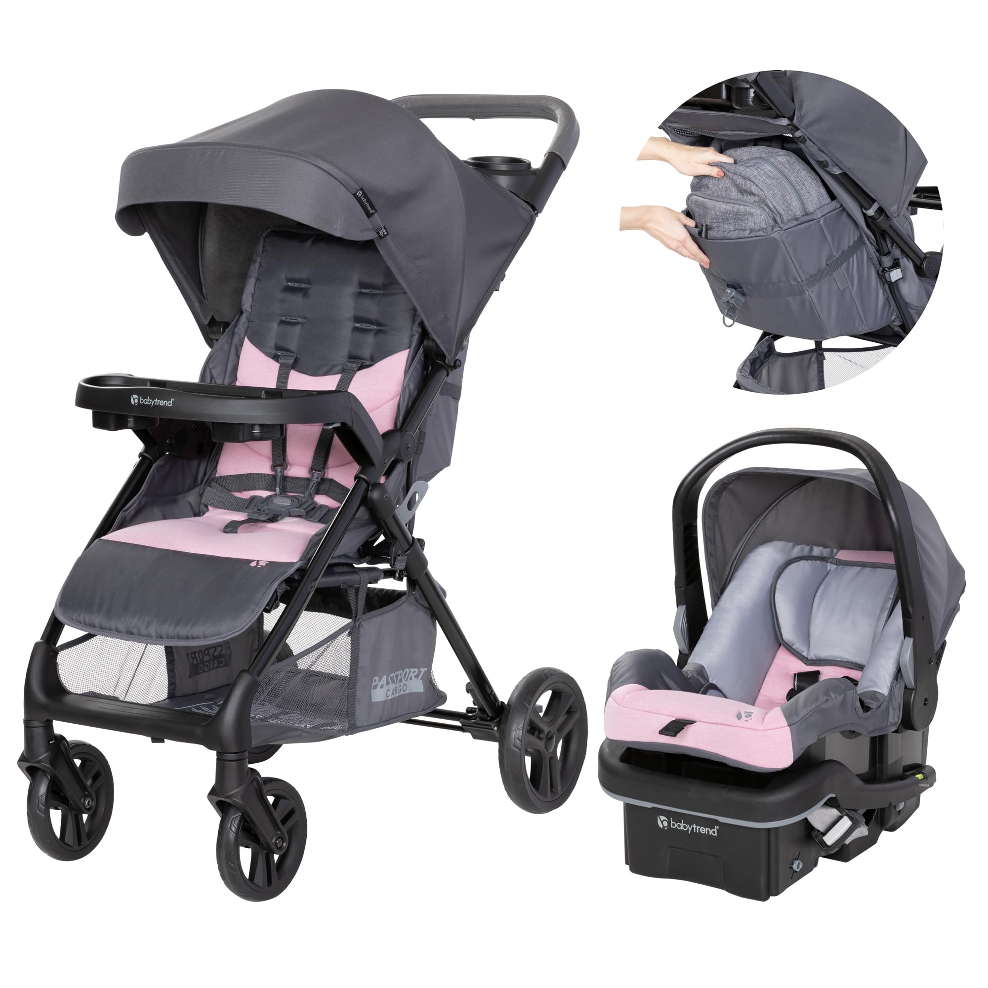 Baby Trend Passport® Cargo Stroller Travel System with EZ-Lift™ Plus Infant Car 