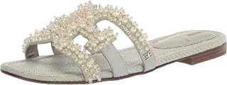 Sam Edelman Bay Women's Slide Sandal, Dusty Sage Pearl, 42 EU