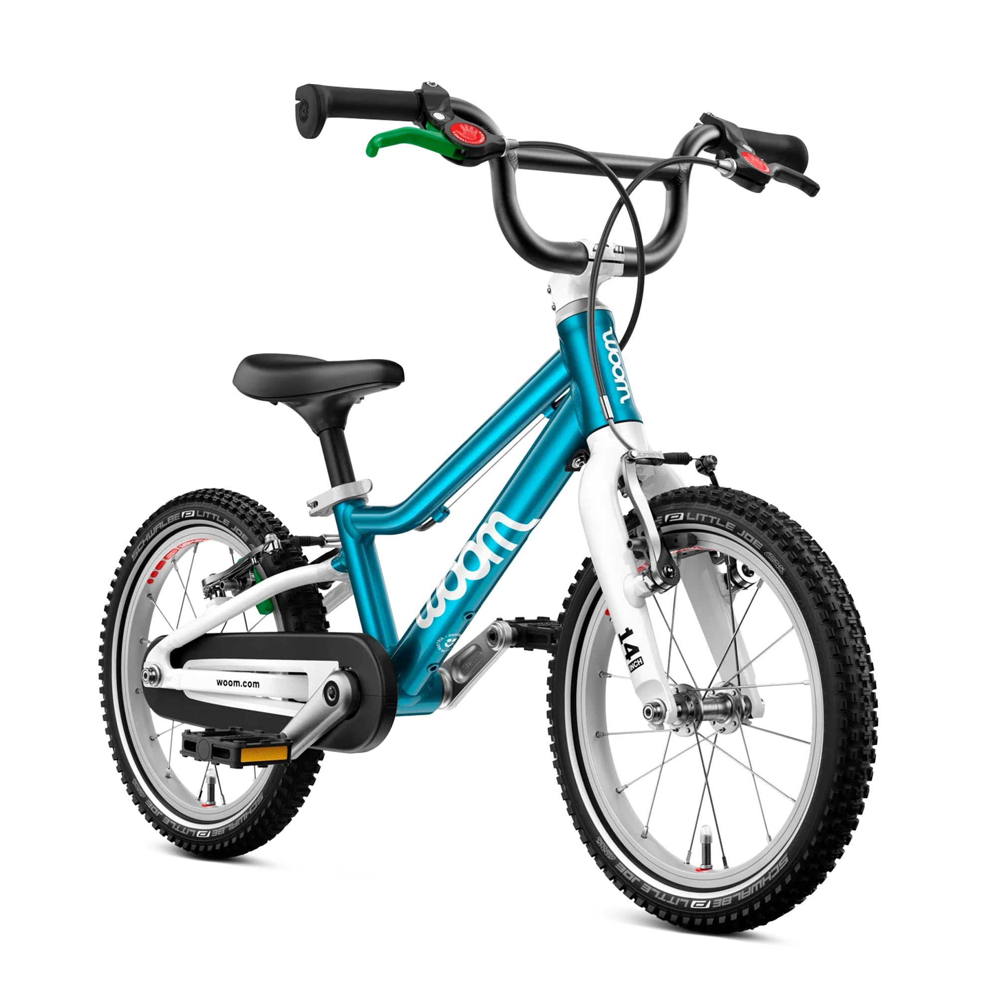 woom GO 2 Kids Bike, 14 Inch Lightweight, Ages 3-4.5, Boys & Girls