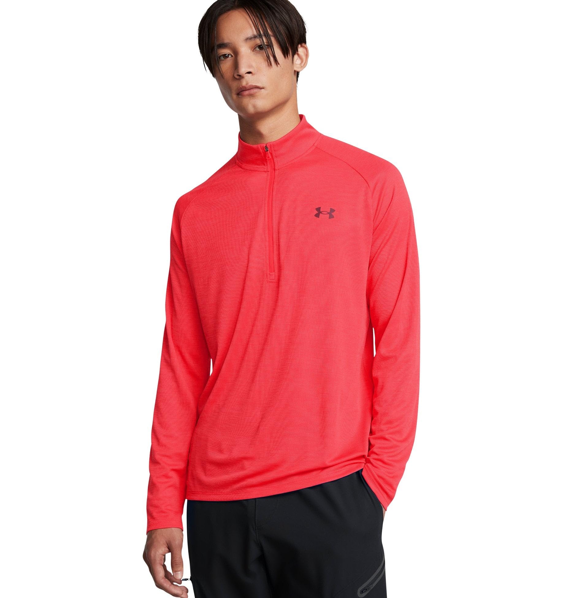 Under Armour Tech テクスチャード加工 1/2ジップ