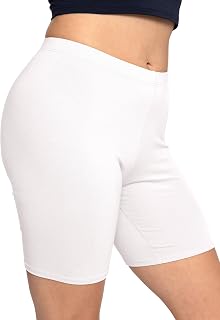 Stretch Is Comfort Women's Teamwear Cotton Stretch Workout Bike Shorts