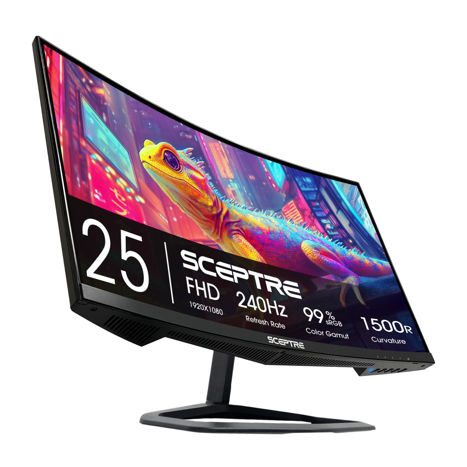 Sceptre Curved 24.5-inch Prime Gaming Monitor up to 240Hz 1080p R1500 1ms Displa