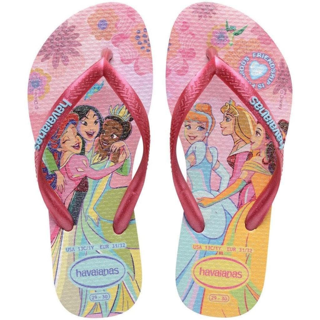Havaianas ユニセックス子供 KIDS SLIM PRINCESSビーチサンダル