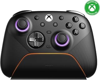 8Bitdo Ultimate 3E Wireless Controller for Xbox Series X|S & PC, Gray | Officially Licensed, 2.4G Wireless via Dock, Swappable Parts, TMR Joysticks, 2 Trigger Stops, Wireless Charging Dock